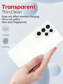 基础款手机壳，新款三合一简约边框全包覆式手机壳，兼容苹果 11/12/13/14/15 Pro Max、OPPO、vivo、红米Note 11/12 Pro，国际版，非国内版。 - 白色 - 查看 4