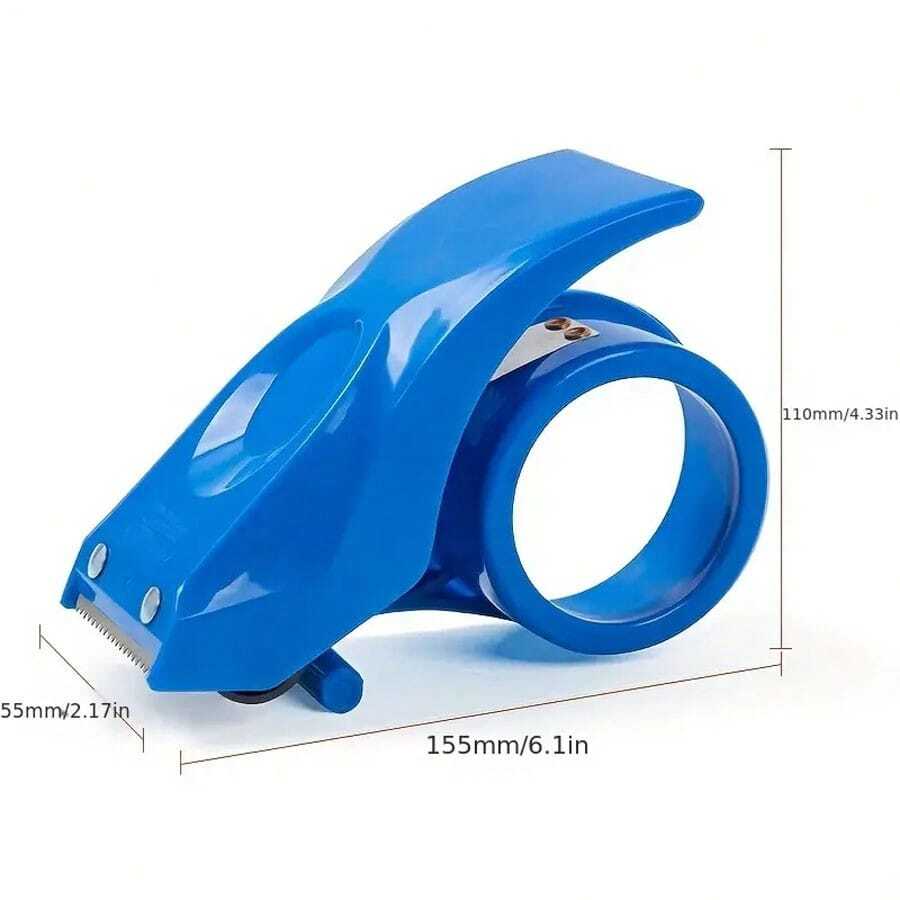 1 Pack Blue Quick Fill Tape Gun Dispenser Packaging Seal Cutter