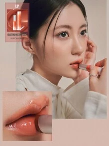 Rom&nd Romand GLASTING Melting Lip Tint, Shades: Glasting 15 Pecan Brew, Airy Skin-Melt Film, Blurred Iris Glow, Lip-Breathe Adherence, Peach Tea Jelly Sheer - Glazing 15 Pecan Brew - Xem 8