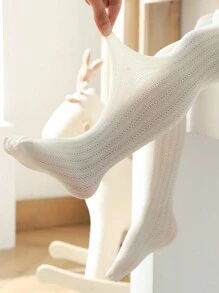 1pc Girls' Ripped Tights