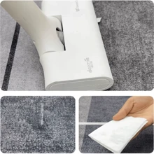 優雅奢華風格室內大型裝飾地毯,適用於客廳沙發、辦公桌、辦公椅墊、餐廳廚房地毯、臥室地毯、床邊防滑毯子、門口踏墊、戶外野餐毯 - 淺灰色 - 查看 8