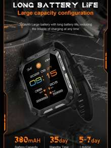 Reloj Inteligente Hombre Smartwatch Llamada Deportivo Ip68 - Negro - Ver 7