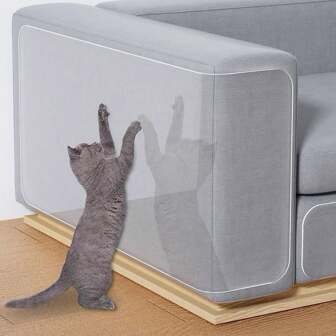 1 pieza Cubierta protectora anti-arañazos para muebles de mascotas, protector de sofá de cuero