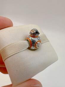 1入bb-8機器人吊飾diy適合原裝手鍊1:1模型,適用於假日派對禮物,獻給您生命中最重要的人 - 機器人串珠 - 查看 4