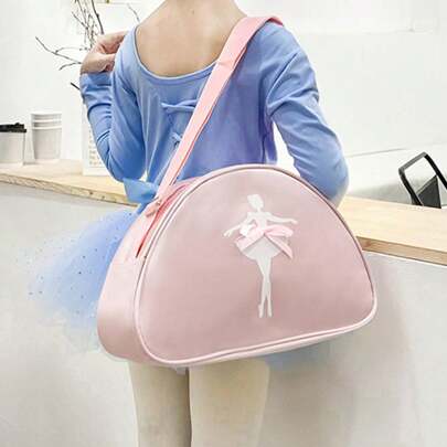 Bolso de baile para niñas, mochila de hombro para niños, bolso de fitness de ballet latino, bolso cruzado para niñas