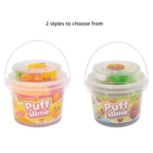 Fruit Flavored Slime Pastry And Jelly-Like Texture Diy Kit With Accessories In Portable Bucket For Stress Relief - Green - View 5