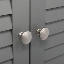 2 Hundred Page Doors MDF Spray Paint Bathroom Cabinet Gray - Grey - View 9