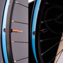 1個自行車車輪帶 10 M 25MM 27MM 33MM 無內胎真空輪墊，適用於公路自行車，真空環襯帶輪胎密封輪胎襯帶膠帶 - 藍色 - 查看 6