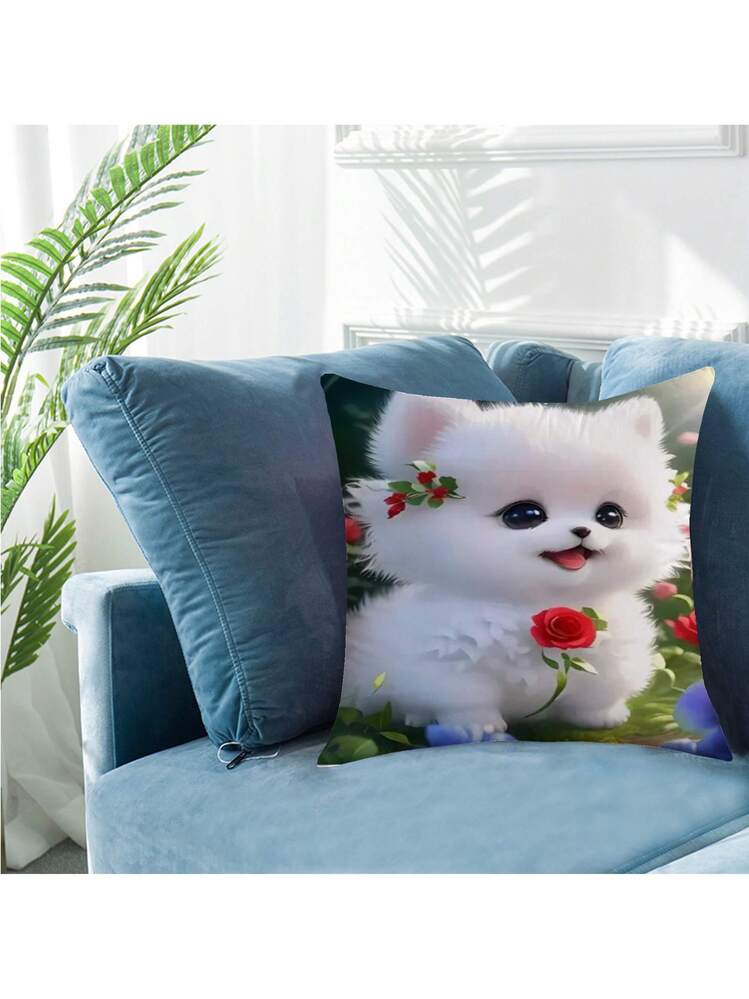 Cuscino decorativo a forma di foglia 3D, morbido cuscino a forma di foglia, comodo cuscino per dormire per camera da letto, divano, soggiorno, 50 x 50 cm (rosa