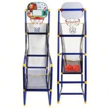 Indoor Basketball Shooting Machine Portable Arcade Basketball Game Set Sports Play Set Basketball Training - Multicolor - View 2