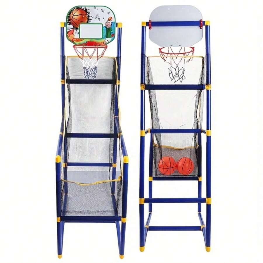 Indoor Basketball Shooting Machine Portable Arcade Basketball Game Set Sports Play Set Basketball Training