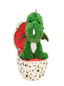 1pc Plush Toy With Cute Dinosaur Egg & Wings, Can Transformed Into Pillow, Creative Birthday/Festival Gift - Multicolor - View 4