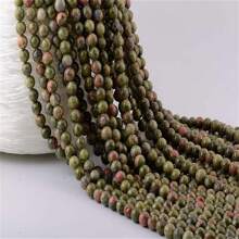6/8/10 毫米天然石珠石圓形真石串珠散裝寶石孔尺寸 1 毫米 Diy 光滑珠子適用於手鍊項鍊耳環珠寶製作 - 串珠 - 查看 53