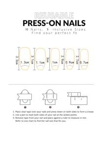 10入組中長形玻璃棺形漸層藍色指甲,含1片摩擦條,1片果凍凝膠,2024年冬季女士假指甲 - 藍色 - 查看 5