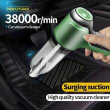 1 件吸塵器、高吸力手持式無線吸塵器、辦公室鍵盤清潔器用壓縮空氣集塵器、車載迷你吸塵器 - 綠色 - 查看 5