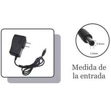 Cargador 9V-1A, Eliminador para Bocina, Punta Negra 5.5mm x 2.5mm - Negro - Ver 2