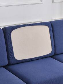 1件装防水玉米绒弹力沙发垫套客厅弹力沙发垫套家居装饰沙发套 - 藏蓝色 - 查看 7