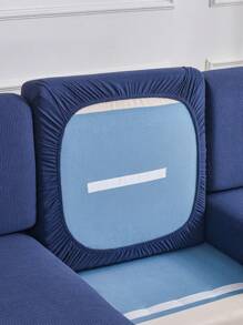 1件装防水玉米绒弹力沙发垫套客厅弹力沙发垫套家居装饰沙发套 - 藏蓝色 - 查看 6