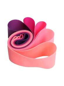 5pcs/Set Pink Different Levels Resistance Bands Spring Outdoor Yoga Sport Exercise Elastic Fitness Bands Workout Pilates Home Rubber Bands Gym Accessories
