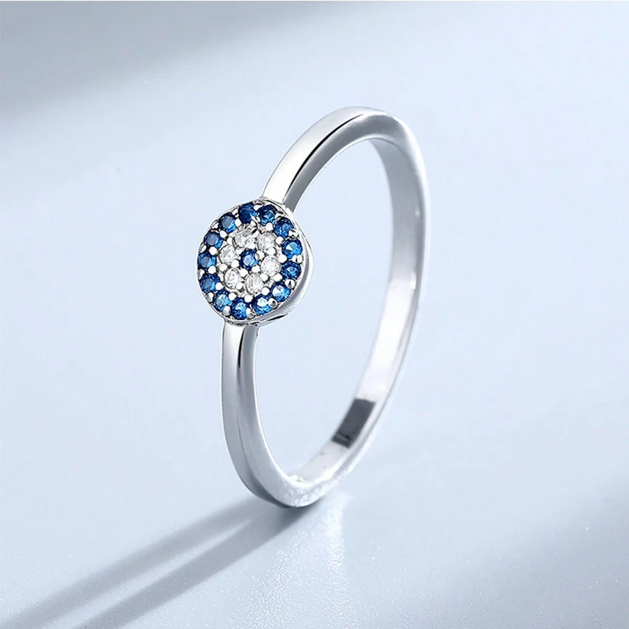 1 chiếc nhẫn bạc S925 Sterling Silver đính đá Cubic Zirconia cá nhân hóa, kiểu dáng thời trang Châu Âu và Mỹ, nhẫn nữ mạ vàng S925 đính đá Cubic Zirconia siêu nhỏ, quà tặng cho bạn gái vào dịp lễ hội. - Bạc - Xem 1