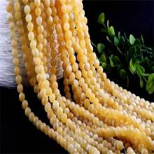 6/8/10 毫米天然石珠石圓形真石串珠散裝寶石孔尺寸 1 毫米 Diy 光滑珠子適用於手鍊項鍊耳環珠寶製作 - 串珠 - 查看 45