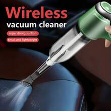 1 件吸塵器、高吸力手持式無線吸塵器、辦公室鍵盤清潔器用壓縮空氣集塵器、車載迷你吸塵器 - 綠色 - 查看 4
