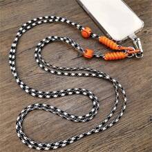 Nylon Woven Crossbody Mobile Phone Lanyard Strap Rope Removable Sports Outdoor Universal Phone Case Adjustable Anti-Lost Lanyard - Multicolor - View 3