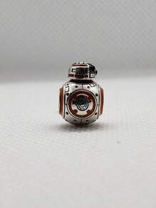 1入bb-8機器人吊飾diy適合原裝手鍊1:1模型,適用於假日派對禮物,獻給您生命中最重要的人 - 機器人串珠 - 查看 2