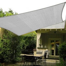 Sun Shade Sail Rectangle Outdoor Canopy Cover UV Block For Backyard Porch Pergola Deck Garden Patio - Grey - View 7