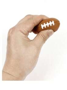 6pcs Mini American Football Shaped Foam Stress Balls - Brown - View 4