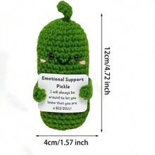 1入手工編織可愛正向情緒鑰匙扣配件,適用於鑰匙扣、背包吊飾、手機吊飾,可作為送給家人、伴侶、朋友的禮物 - 彩色 - 查看 5