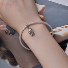 MISEFF 新品 1 件 925 纯银运动健身篮球串珠手链 DIY 珠宝制作男孩女孩生日礼物儿童节礼物 - A1C2466 - 查看 2