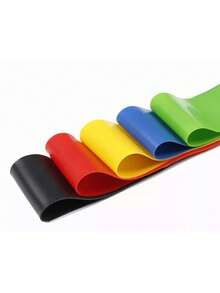 5pcs/Set Different Levels Resistance Bands Winter Outdoor Yoga Sport Exercise Elastic Fitness Bands Workout Pilates Home Rubber Bands Gym Accessories - Multicolor - View 6