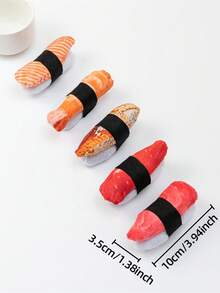 1 Miếng Màu sắc tùy ý sushi Đồ chơi mèo Thú cưng Sang trọng Búp bê Mèo Mô phỏng sushi Mèo Quân nhu Vui Mèo - Nhiều màu - Xem 2