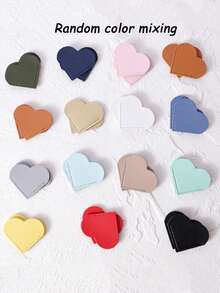 5/10 件心型書籤、頁夾、書角保護套 - 彩色 - 查看 4