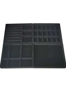 1入組珠寶展示托盤 - 黑色 - 查看 4