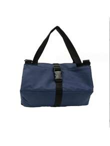 1 Pc Super Roll Tool Roll, Multi-Purpose Roll Up Tool Bag, Wrench Roll, Canvas Tool Organizer Bucket, Car First Aid Kit Wrap Roll Storage Case, Hanging Tool Zipper Carrier Tote, Car Camping Gear - Navy Blue - View 4