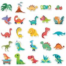 50pcs/Pack Cartoon Dinosaur Themed Graffiti Stickers,Suitable For Decorating Water Bottles,Skateboards,Laptops,Mugs,Luggage,Kids' Stationery,Diy Scrapbooking Themed Stickers,Kids Computer,Boys Bottle,Kids Stickers,Stickers Kids,Stickers,Stickers,Stickers For Kids,Kids Stickers,Water Bottle Stickers Kids,Stickers>Multicolor,Kids Craft