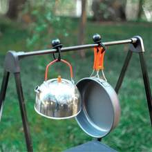 10入組戶外野營帳篷多功能固定帶 - 黑色 - 查看 6