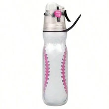 三層壁絕緣戶外噴霧運動水瓶冷霧和啜飲運動水瓶適合活動、棒球圖像水瓶聖誕禮物或感恩節禮物 - 黑色 - 查看 7