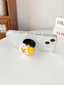 1 件帽形鴨子貼紙手機彈出可折疊支架 - 彩色 - 查看 3
