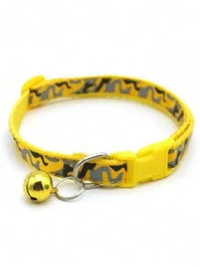 1組/6入尼龍材質寵物狗項圈,針對小型犬泰迪寵物帶鈴項圈可愛的小貓,迷彩頸圈適用於戶外活動調節 - 彩色 - 查看 5