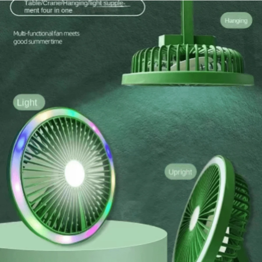 Portable Fans - Green - View 1