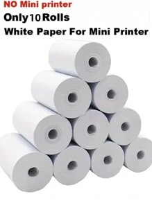 10 Rollos De Papel De Impresión Para Mini Impresora - 10 rollos de papel para impresora - Ver 1