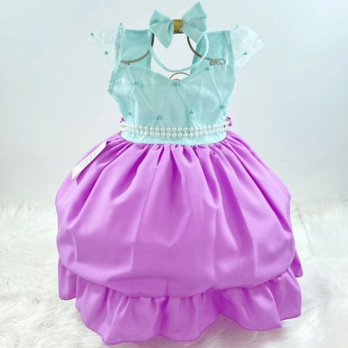 Baby Girls Dresses - màu xanh lá - Xem 1