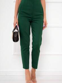 pantalon de vestir - Verde Oscuro - Ver 1