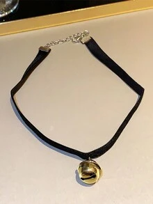 圣诞铃铛变装项链，女士吊坠，短款个性化锁骨链 - HN0451/HN0455 - 查看 6