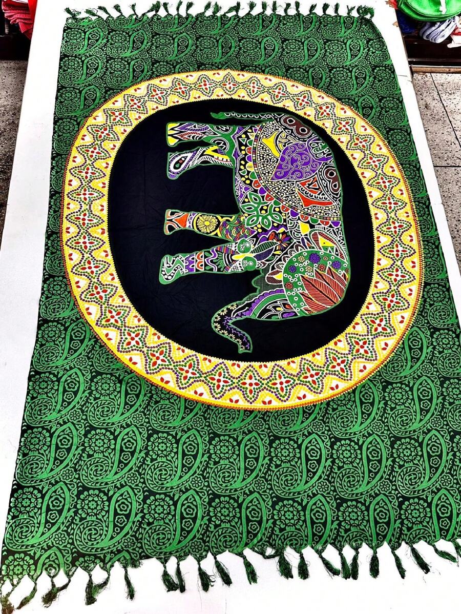 Plus Size Cover Ups - 軍綠色 - 查看 1