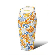 1pc Car Mounted Pressing Type Garbage Can Storage Box - Flower Pattern - View 13