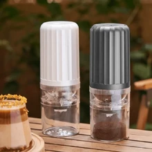 Usb便攜式電動咖啡香料咖啡豆草本研磨機,一鍵式按壓研磨,適用於草藥花生穀物豆類 - 白色 - 查看 6